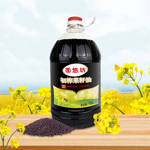 初榨菜籽油10L